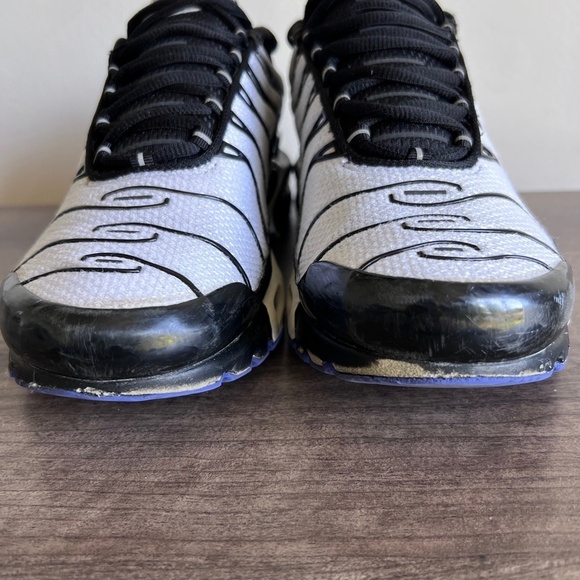 Nike Air Max Plus Black Persian Violet White Men's Shoe Size 9.5 #205 - Picture 5 of 11